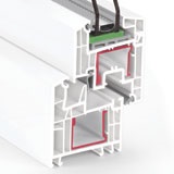 REHAU Brillant-Design MD plošně odsazený