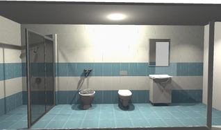 3D koupelny a sociálního zařízení