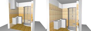 3D rekonstrukce koupelny - Náměšť nad Oslavou